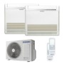 Ar Condicionado Conjuntos Multisplit - Samsung - Chão - 9000+12000 Btu - Un. Ext. AJ050TXJ2KG