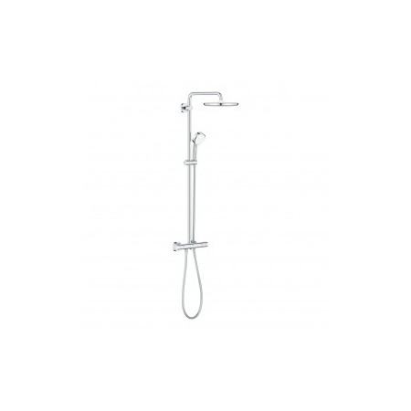 Sistema de duche com misturadora termostática e chuveiro de 250 mm New Tempesta Cosmopolitan System, 26671000  - Grohe