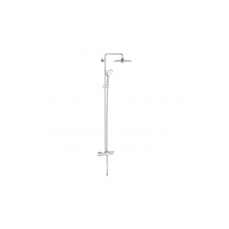 Sistema de duche com misturadora de banheira termostática Euphoria System e chuveiro 260 mm, 27475002  - Grohe