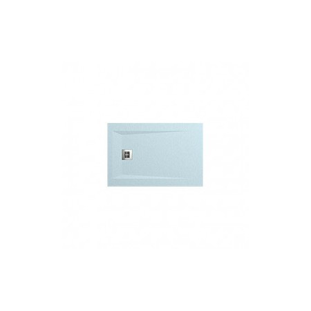 Base de duche ROCKS 1200x700x30 mm rectangular de pousar em Stonex branco SP3014B02BC100000  - Sanitana