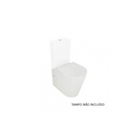 Sanita compacta GLAM BTW descarga dual branco S10069323300000  - Sanitana