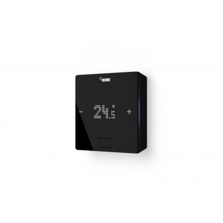 Termostato Ambiente c/ Sensor Humidade NEA SMART 2.0 - Preto - REHAU - 13280051003