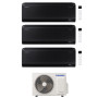 Ar Condicionado Multisplit (3x1) - Samsung - Avant S2 Black - 9000 + 9000 + 12000 BTU - Ext. AJ052TXJ3KG