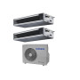 Ar Condicionado Multisplit (2x1) - Samsung - Conduta - 12000 + 18000 BTU - Ext. AJ050TXJ2KG