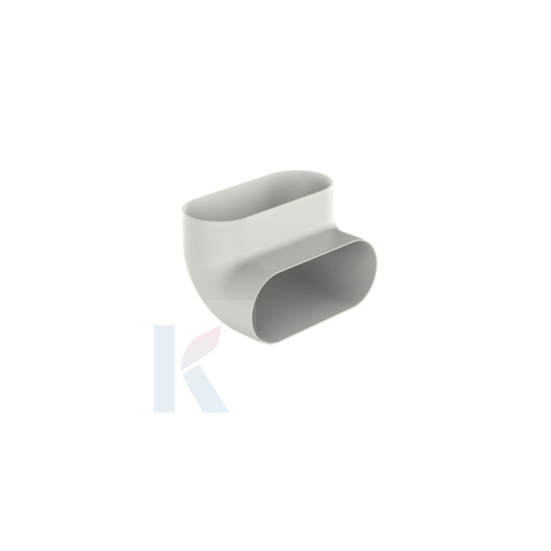 Ducoflex rigid curve vertical 90 °, oval co -pipe - daikin - Ref. 4699