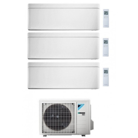 Ar Condicionado Conjunto Multisplit (3x1) - Daikin - Stylish Branco - 12000 + 18000 + 18000 BTU - Ext. 4MXM80A9