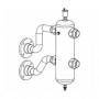 Kit garrafa de equilíbrio máximo 8,5 m³/h - Baxi - Ref. 140040408