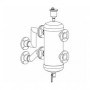 Kit garrafa de equilíbrio para caudal máximo 28 m³/h - Baxi - Ref. 140040410