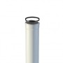 Tubo de PP 1000 mm macho-fêmea com D80 mm para exaustão de aparelhos de condensação - Vulcano - Ref. TPP1000